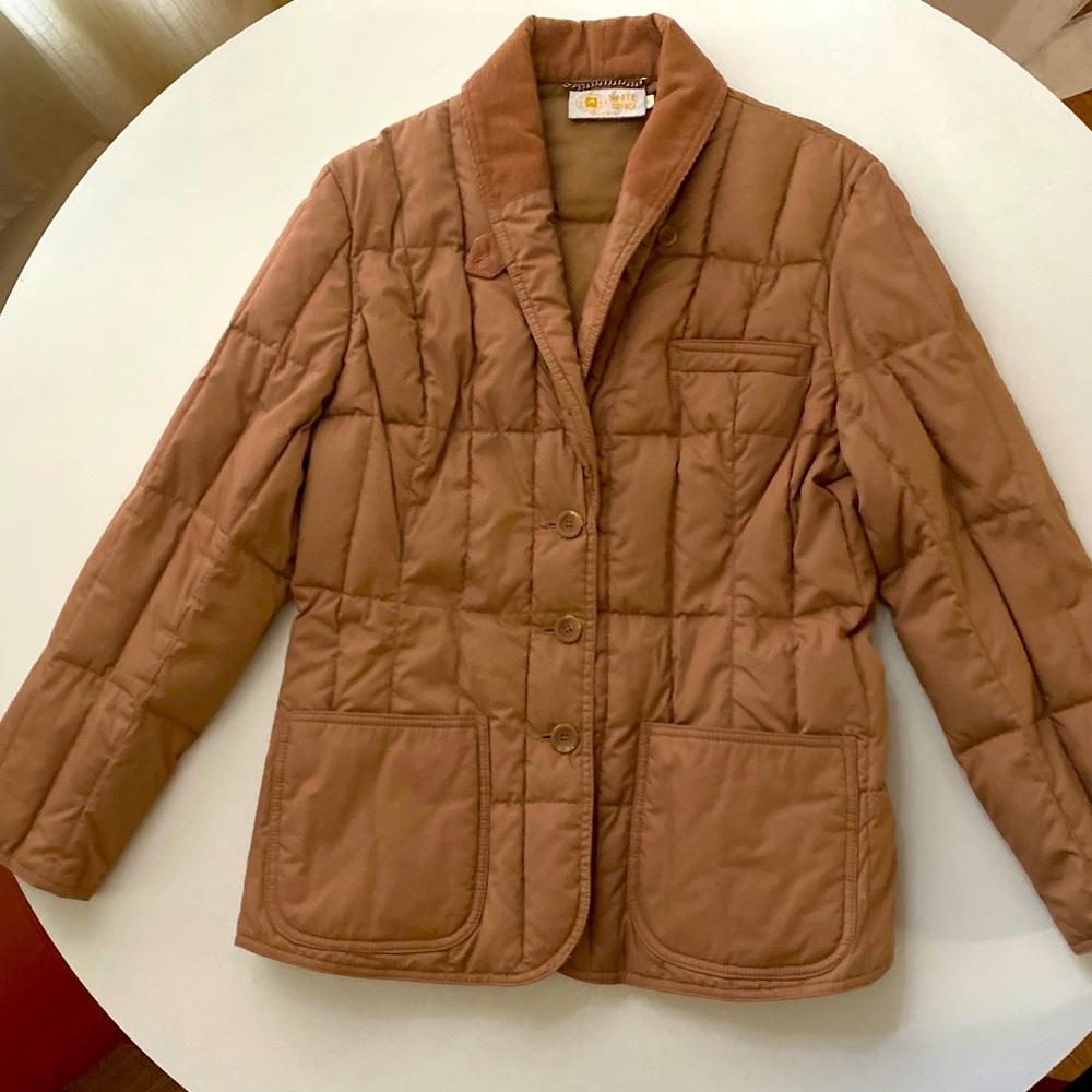 Vintage 1970s White Stag Down Coat